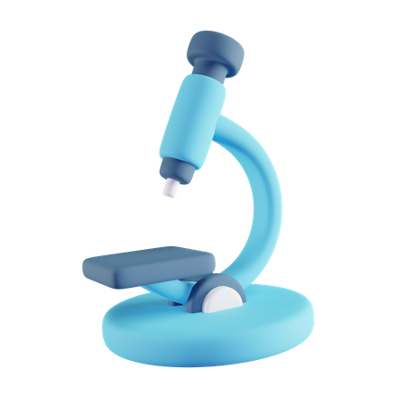 Microscope  3D Icon