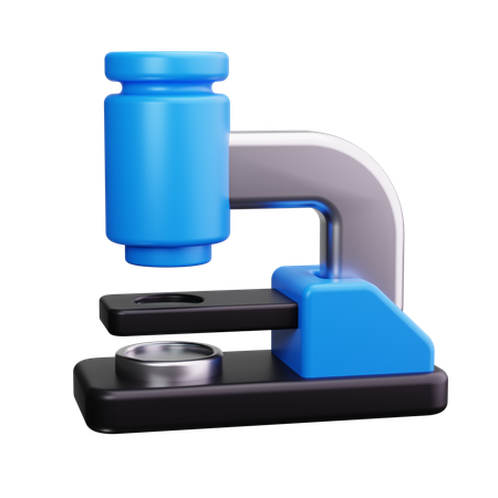 Microscope  3D Icon