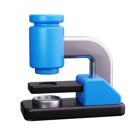 Microscope  3D Icon