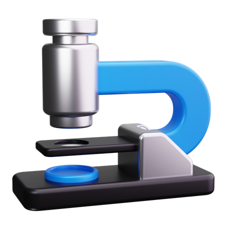 Microscope  3D Icon