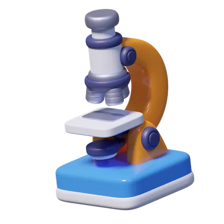 Microscope  3D Icon