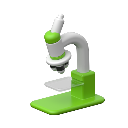 Microscope  3D Icon