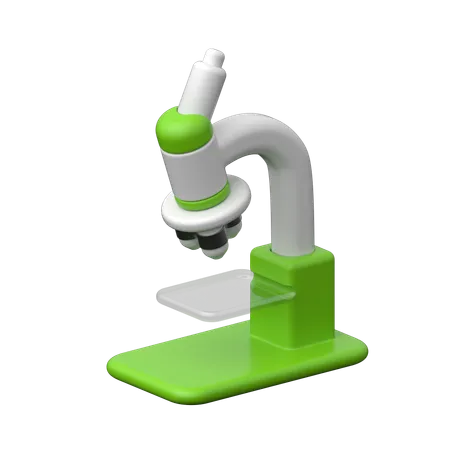 Microscope  3D Icon