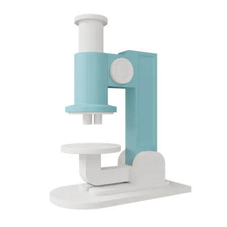 Microscope  3D Icon