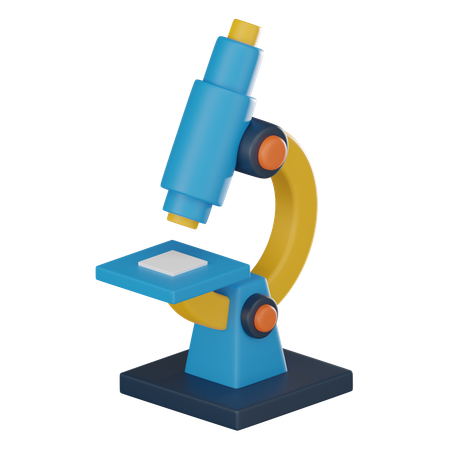 Microscope  3D Icon