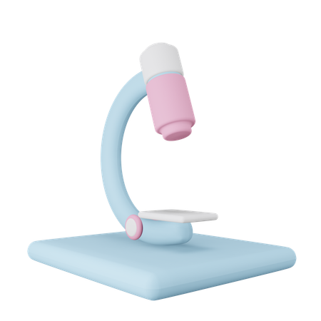 Microscope  3D Icon