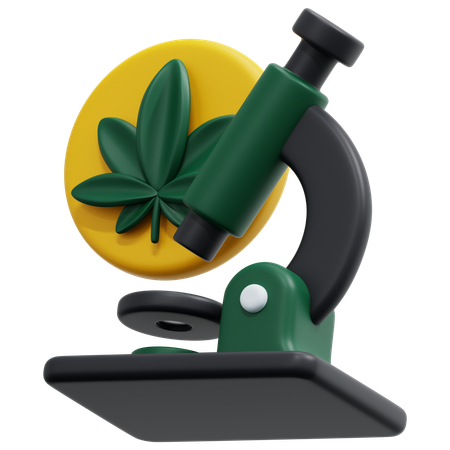 Microscope  3D Icon