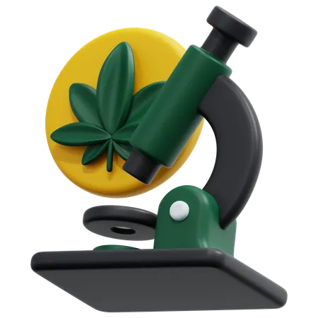 Microscope  3D Icon