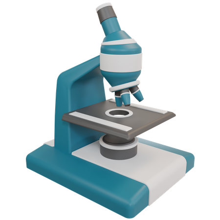 Microscope  3D Icon