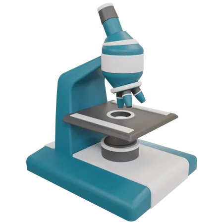 Microscope  3D Icon