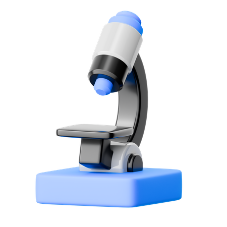 Microscope  3D Icon