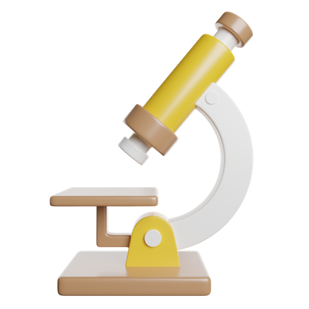 Microscope  3D Icon