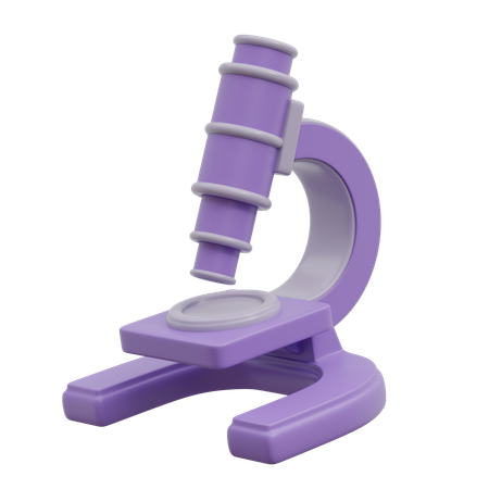 Microscope  3D Icon