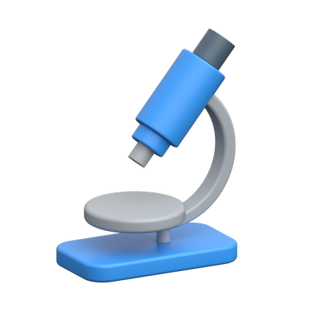 Microscope  3D Icon