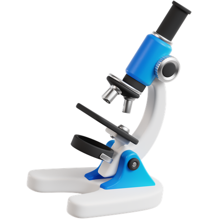 Microscope  3D Icon