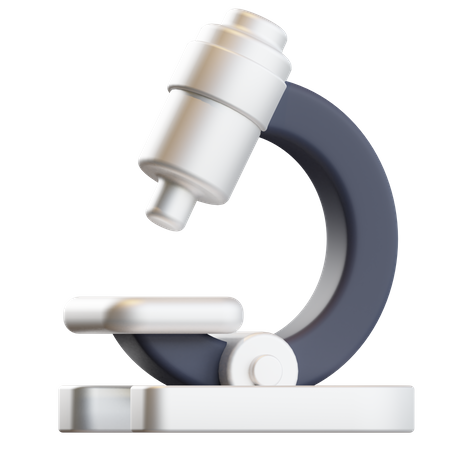 Microscope  3D Icon