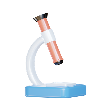 Microscope  3D Icon