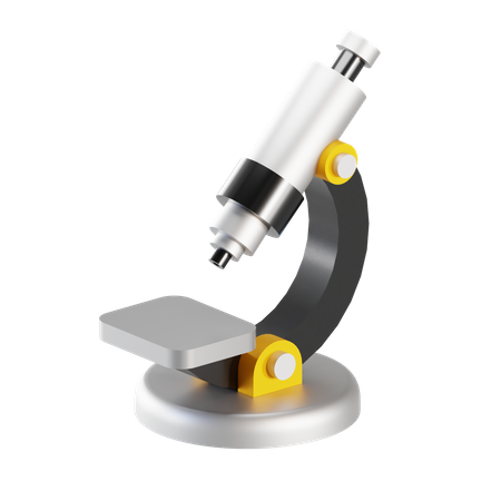Microscope  3D Icon