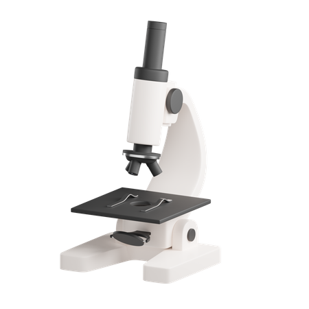 Microscope  3D Icon