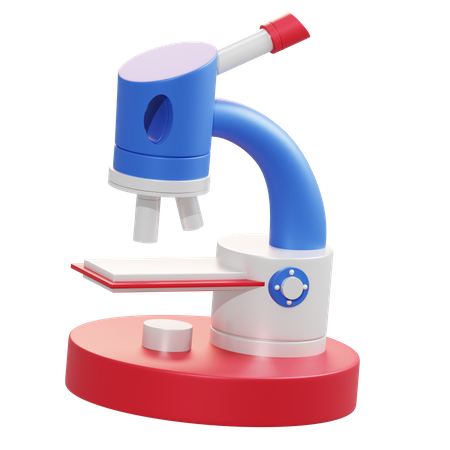 Microscope  3D Icon