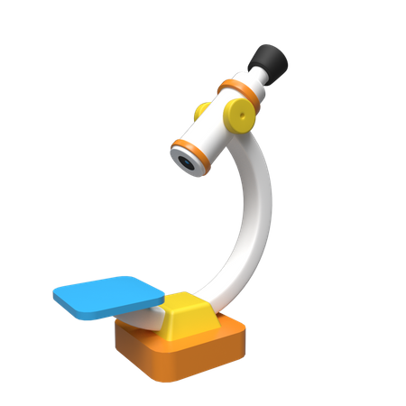 Microscope  3D Icon