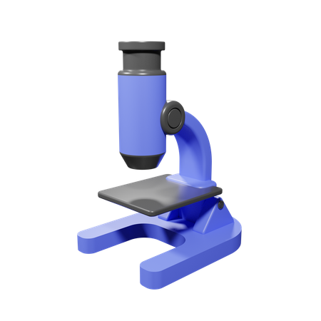 Microscope  3D Icon
