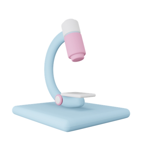 Microscope  3D Icon
