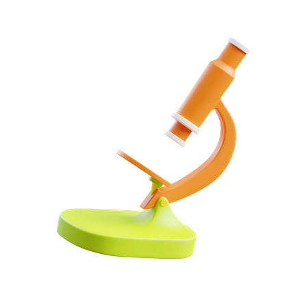 Microscope  3D Icon