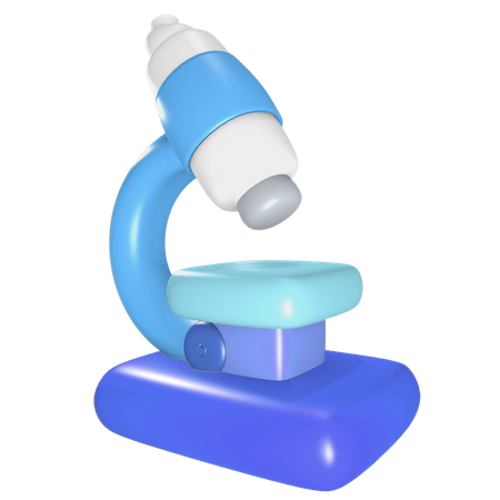 Microscope  3D Icon