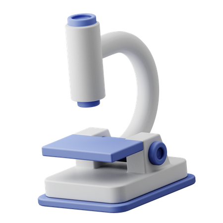 Microscope  3D Icon
