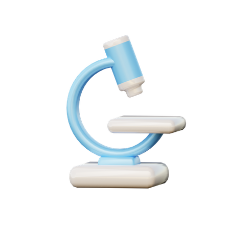 Microscope  3D Icon