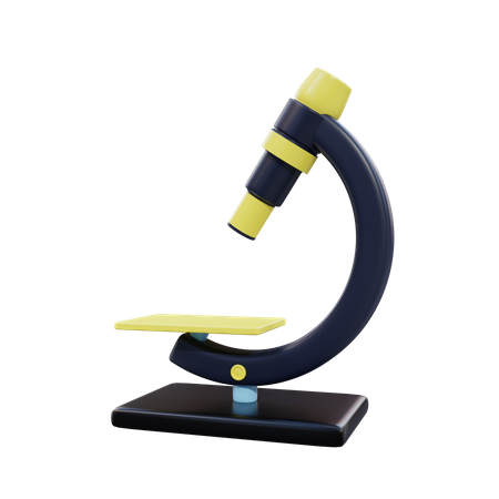 Microscope  3D Icon