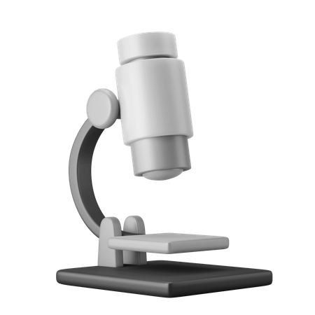 Microscope  3D Icon
