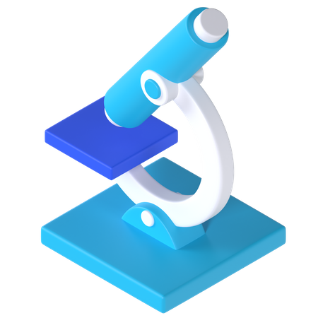 Microscope  3D Icon