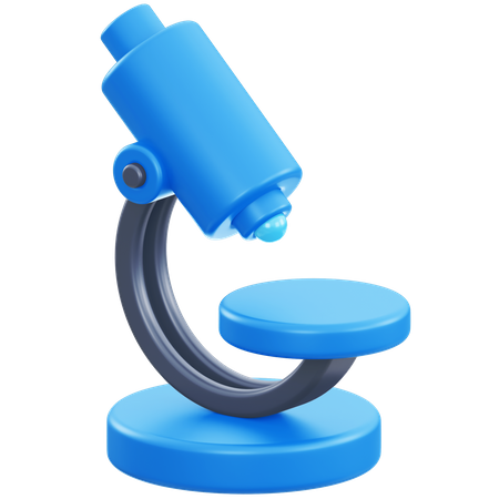 Microscope  3D Icon