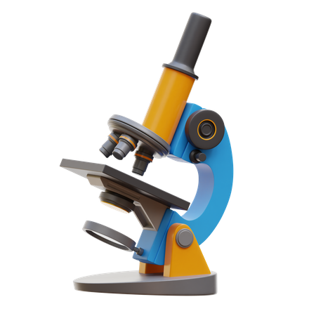 Microscope  3D Icon