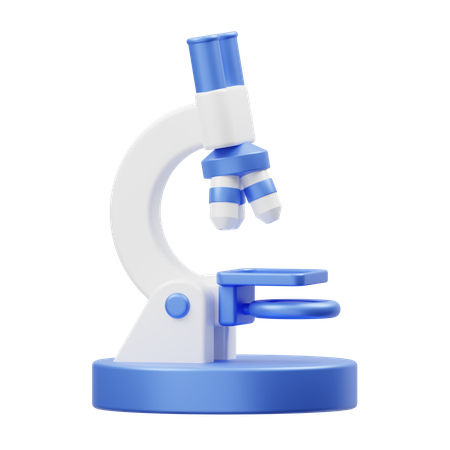Microscope  3D Icon