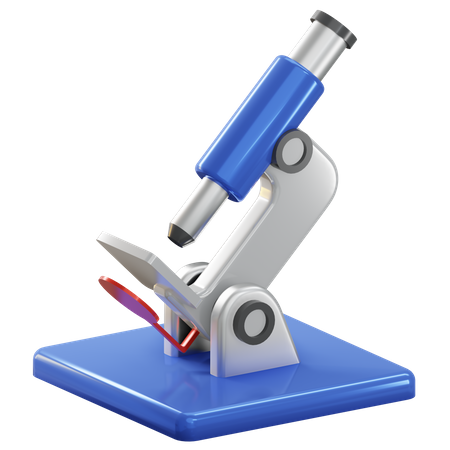 Microscope  3D Icon