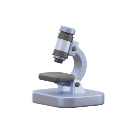 Microscope  3D Icon