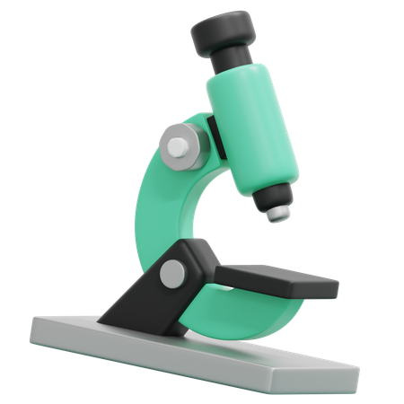 Microscope  3D Icon