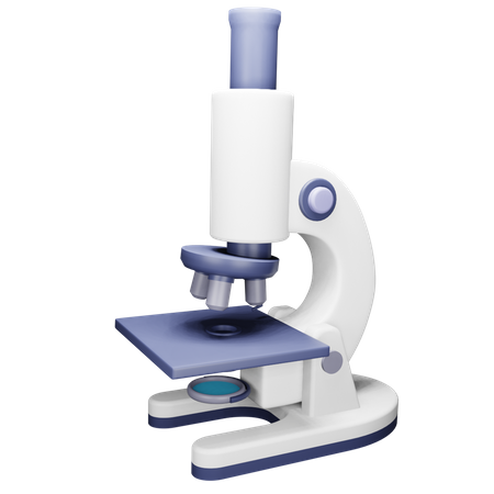 Microscope  3D Icon