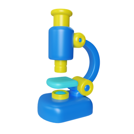 Microscope  3D Icon