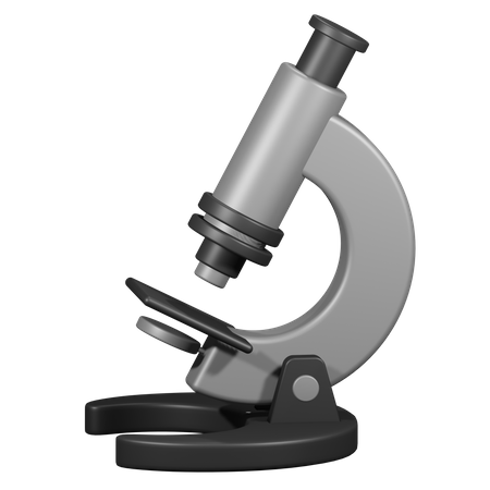 Microscope  3D Icon