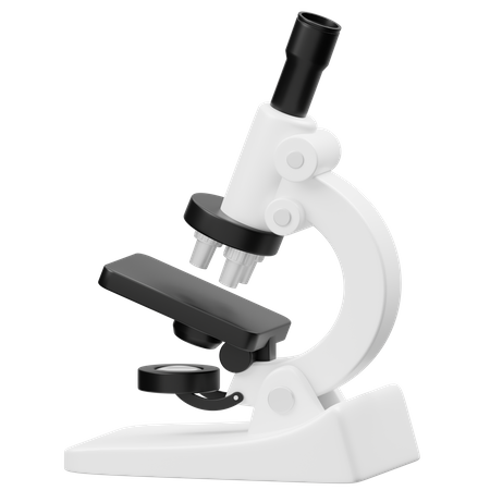 Microscope  3D Icon
