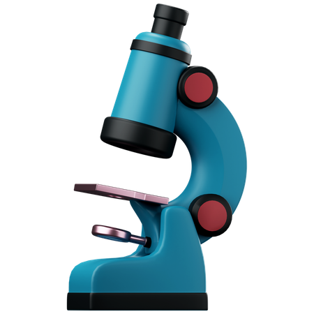 Microscope  3D Icon