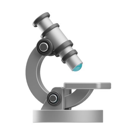 Microscope  3D Icon