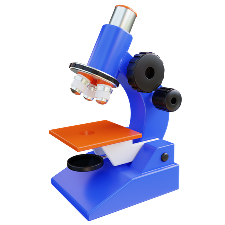 Microscope  3D Icon