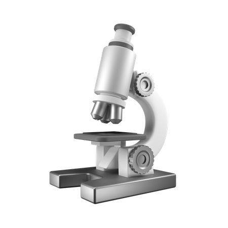 Microscope  3D Icon
