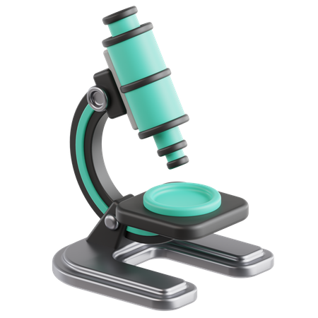 Microscope  3D Icon