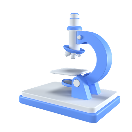 Microscope  3D Icon